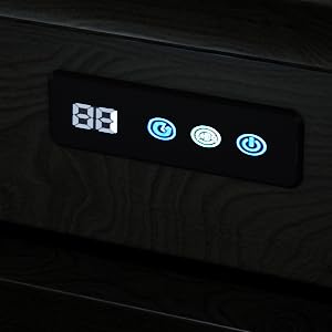 OLD CAPTAIN Tilt Out Trash Cabinet with Quick Installation and Deodorising Function, Wooden Freestanding Trash Can Cabinet Holds Up to 2x13 Gallons Capacity for Kitchen and Dining Room, Pure Black