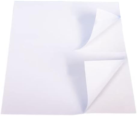 Premium Label Supply White Sticker Half Sheet Labels – 8.5" x 5.5" – Laser/Inkjet Compatible – (2 per Sheet), 500 Sheets - 1000 Total Adhesive Labels