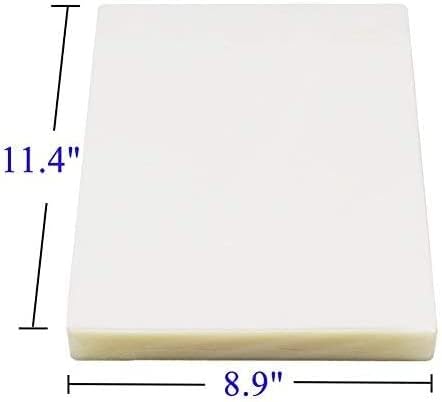 Immuson Thermal Laminating Pouches 8.9 x 11.4, 5 Mil Thickness, Crystal Clear Finish, 3000 Packs