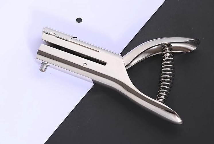 Single Hole Punch - Heavy Duty Handheld Paper Puncher for Crafts, Cards, Tags, Scrapbook - 1/8 Inch (3mm)