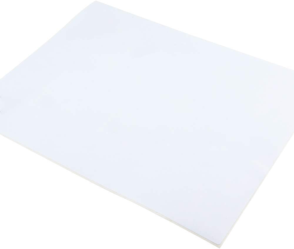 L LIKED 500 Sheets Matte Sticker Paper Full-Sheet 8-1/2" x 11" Self Adhesive Shipping Labels for Laser & Inkjet Printers, White (500 Labels)