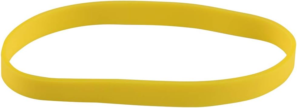 JAM PAPER Durable Rubber Bands - Size 64 - Yellow Multi-Purpose Rubberbands - 100/Pack