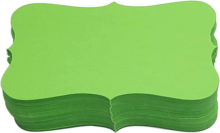 PPAPPAPPIYO 3.5x2 color index cards (100) Paper - Blank (yellow green)