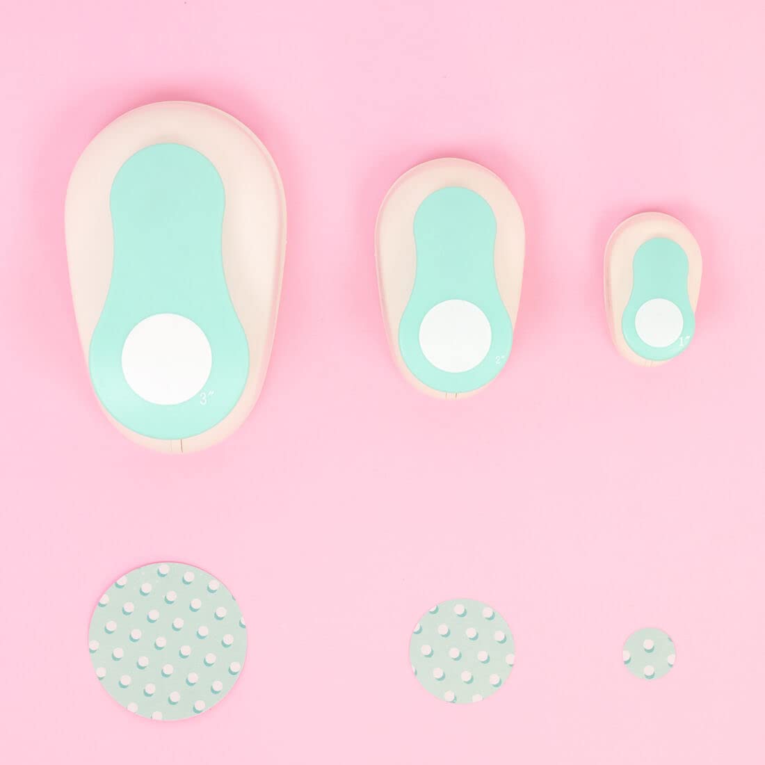 Craftelier - 2 Inch Circle Punch with Lever Press | Shape Hole Puncher for Paper Crafts | Round Hole Punch to Create Scrapbooks, DIY Cards & Journals | Mini Hole Punch for Paper & Cardstock.