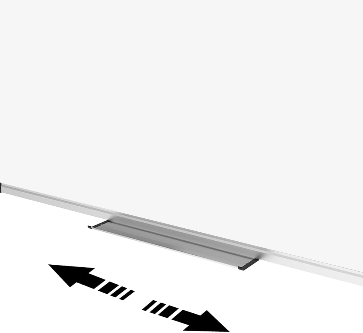 XBoard Magnetic Whiteboard 72 x 40 Inch, Dry Erase White Board for Wall with Marker Tray 6' x 3' | Aluminum Frame Message Presentation Board