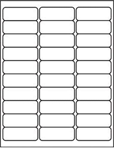 Premium Label Supply White Address Sticker Labels – 2.625" x 1" – Laser/Inkjet Compatible – (30 per Sheet), 100 Sheets - 3,000 Total Adhesive FBA Labels