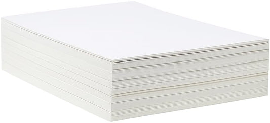 Century Lemon™ 11" x 14" White Poster Board, 25 Sheets Superb Multipurpose Bulk Poster Board for School, Office, and Craft Projects, 256-84-001