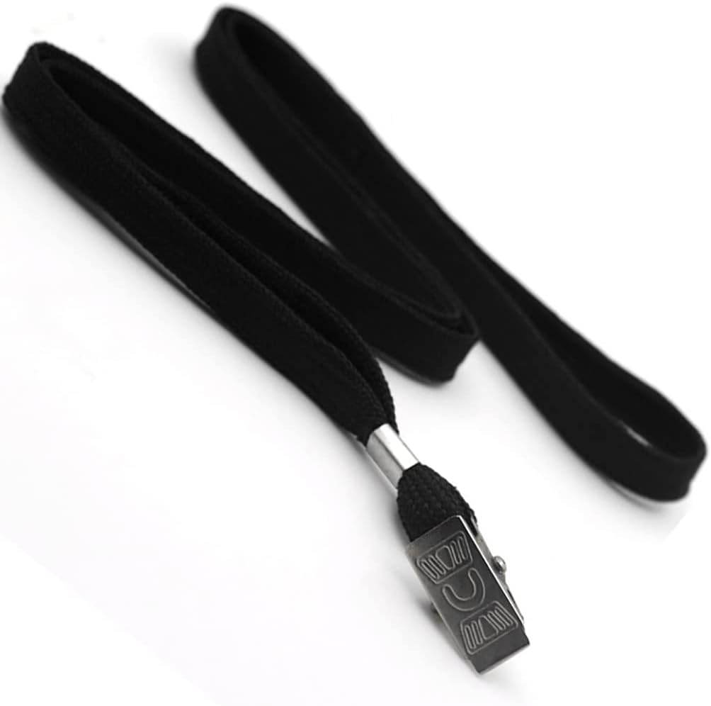 Ollain Badge Lanyards Neck Bulk Cruise Lanyards Lanyard with Clip for ID Card Name Tags Badge Holders (Red, 100 Pack)