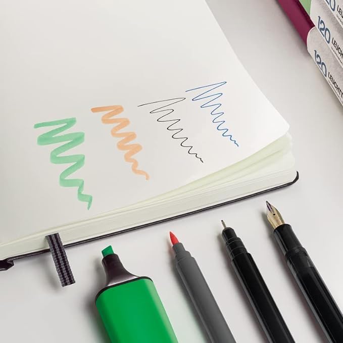 LEUCHTTURM1917 - 120G Special Edition - Medium A5 Ruled Hardcover Notebook (Forest Green) - 203 Numbered Pages with 120gsm Paper