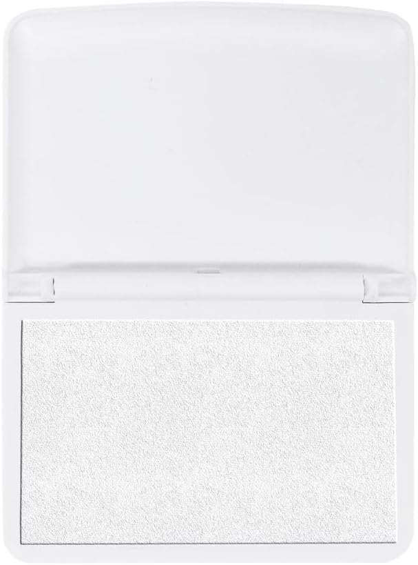 COLOP Make Series, Ink Stamp Pads, with Non-Toxic Premium Ink, Water-Based Acid-Free (Frozen White, Make 3-3-1/2" x 6-1/4")