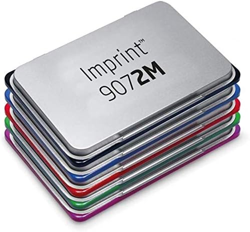 Trodat Imprint 9072M Metal Stamp Pad, 2-2/3" x 4-1/3", Dry (No Ink)