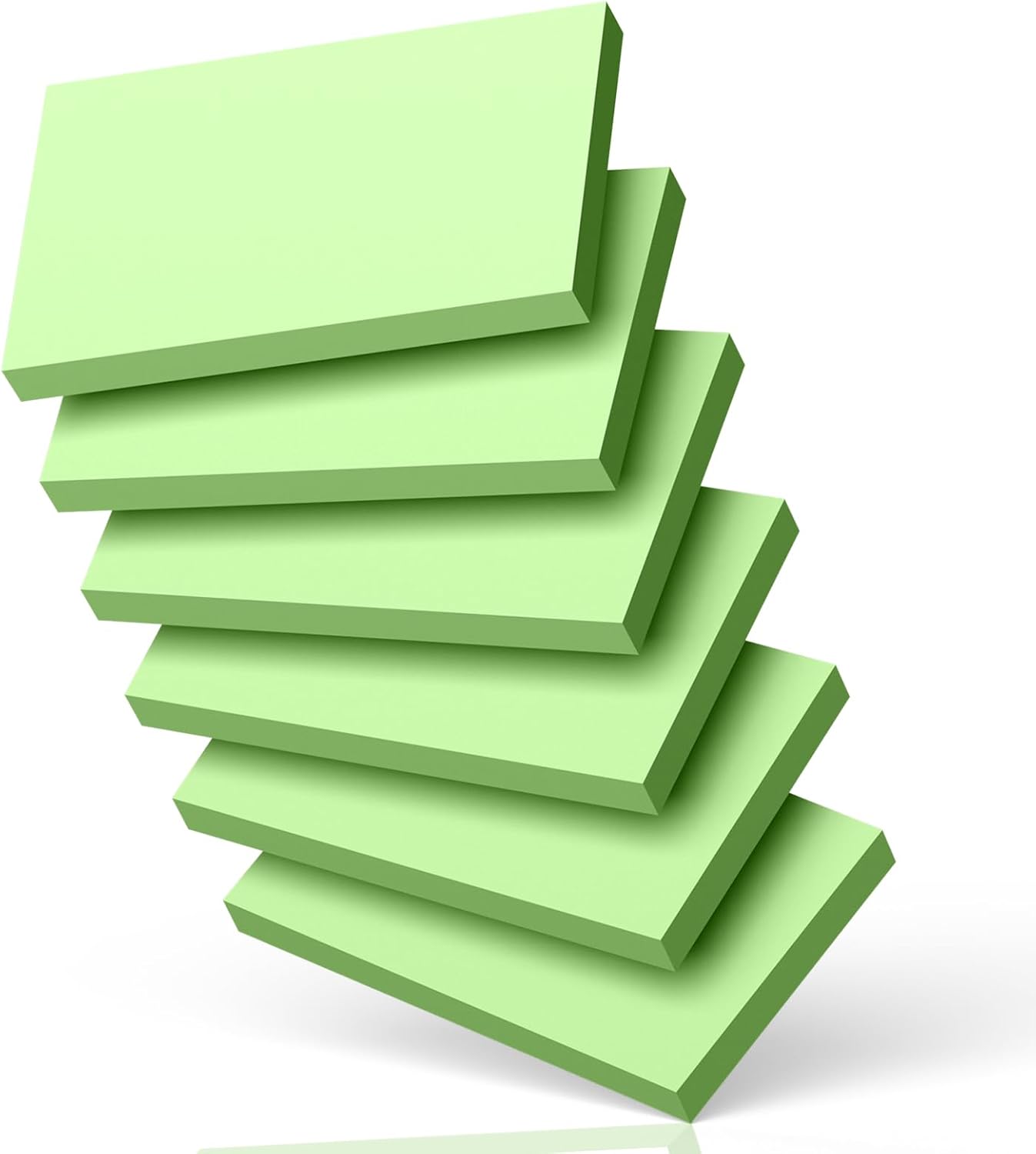 300 Count Blank Index Cards 3x5 Inch Green Flash Cards Colored Cardstock, Unruled Note Cards Study Card Portable Learning Flashcards Ideal for Note Taking, Art Sketching, Office & School Supplies