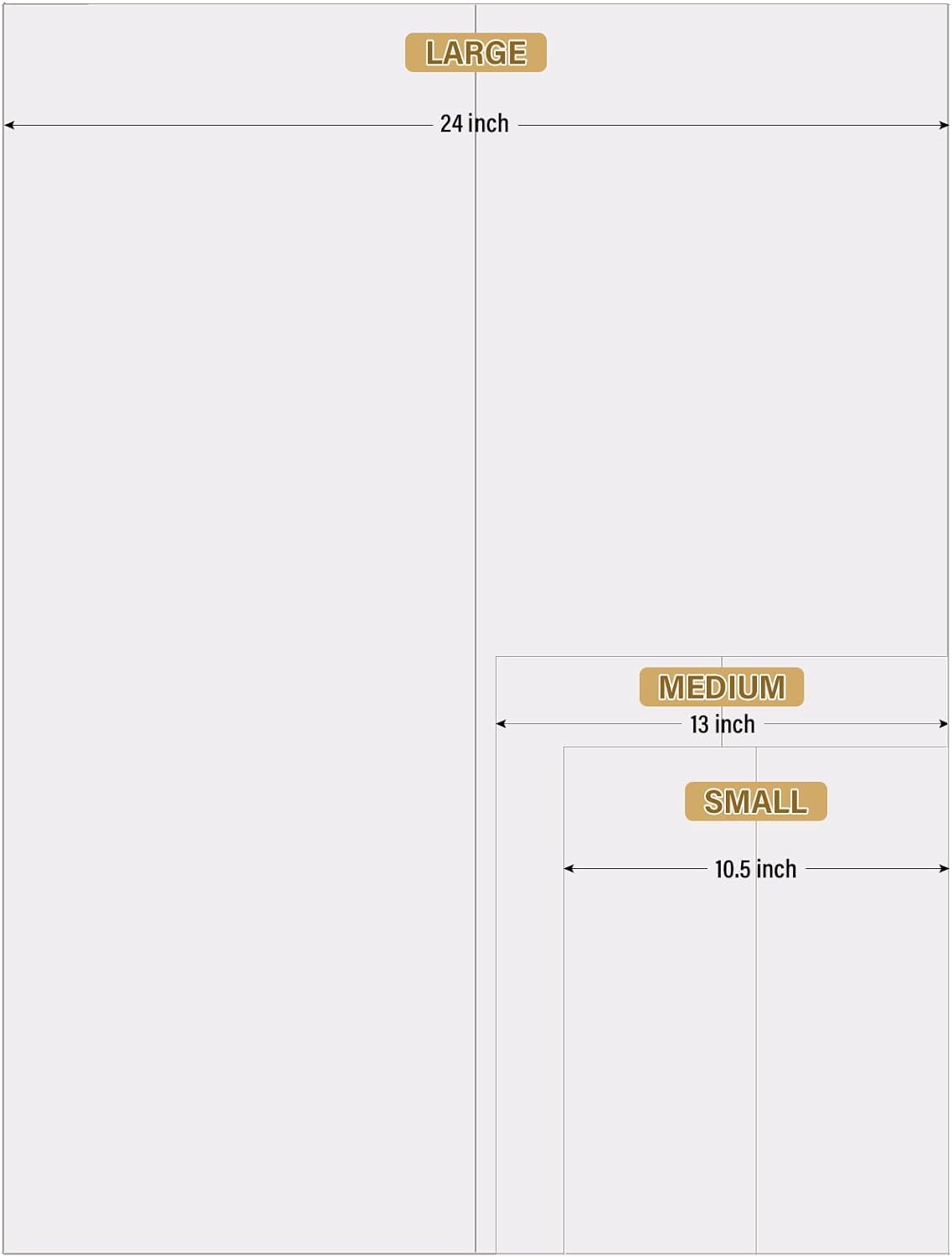 12 Pcs Trifold Poster Board, 26x17 inches White Poster Board Comes with Sticky Accessories, Corrugated Presentation Boards, Display Board for School Projects, Business Presentations