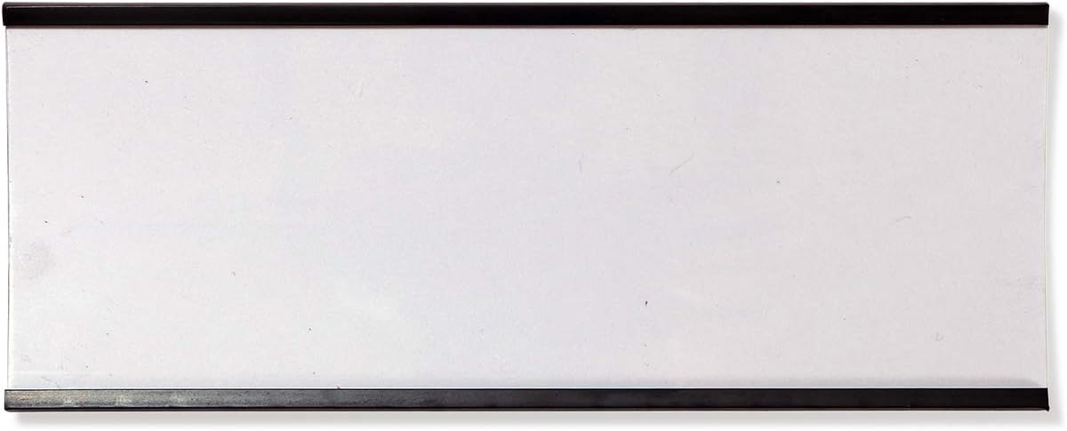 SmartSign Magnetic 'C' Channel Label Holders | 2.5" x 6" Pack of 10