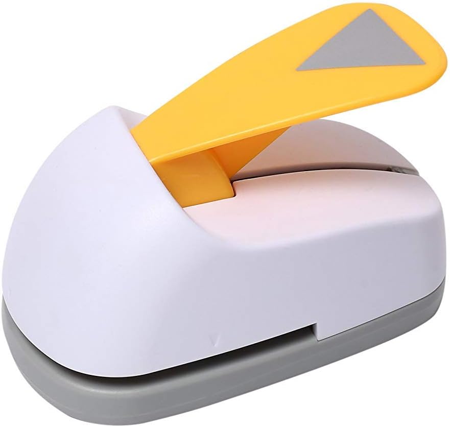 Craft Lever Punch Side Length 2.6inch Equilateral Triangle Punch Professional Tool for Paper Crafting DIY Projects，Gifts，Stationery，Education，Greeting Cards Arts Fun Projects