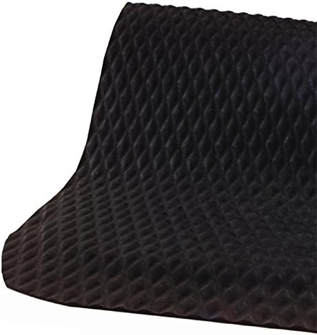 American Floor Mats Hog Heaven Premium 7/8" Black & Black Border 2' x 5' Nitrile Backed Anti-Fatigue Comfort Mat