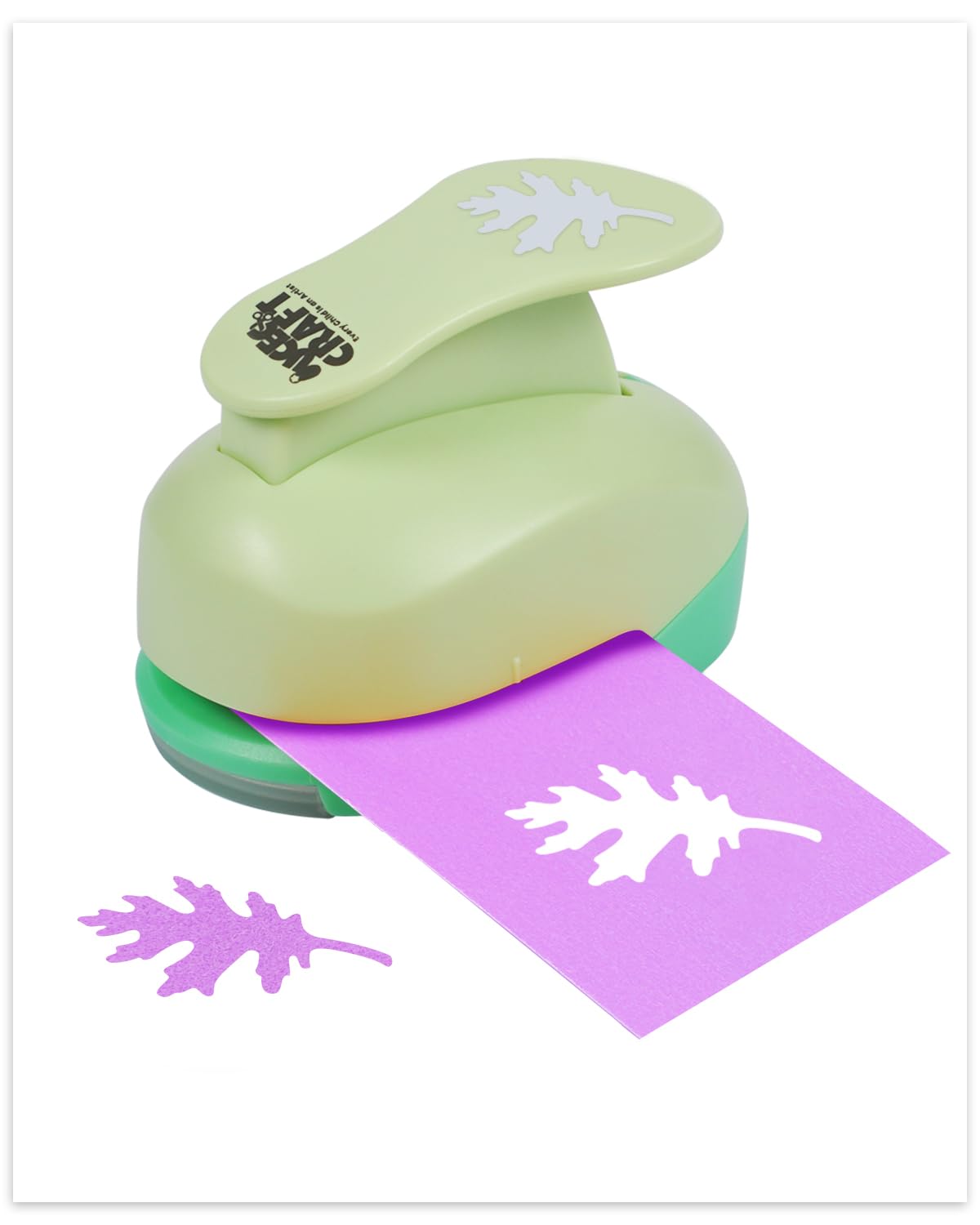 UCEC Oak Leaf Hole Punch 1 Inch, Paper Punches for Crafting, Craft Lever Punch Handmade for Paper Crafting, Thanksgiving Day, Scrapbooking, Cards Decoration, DIY Arts