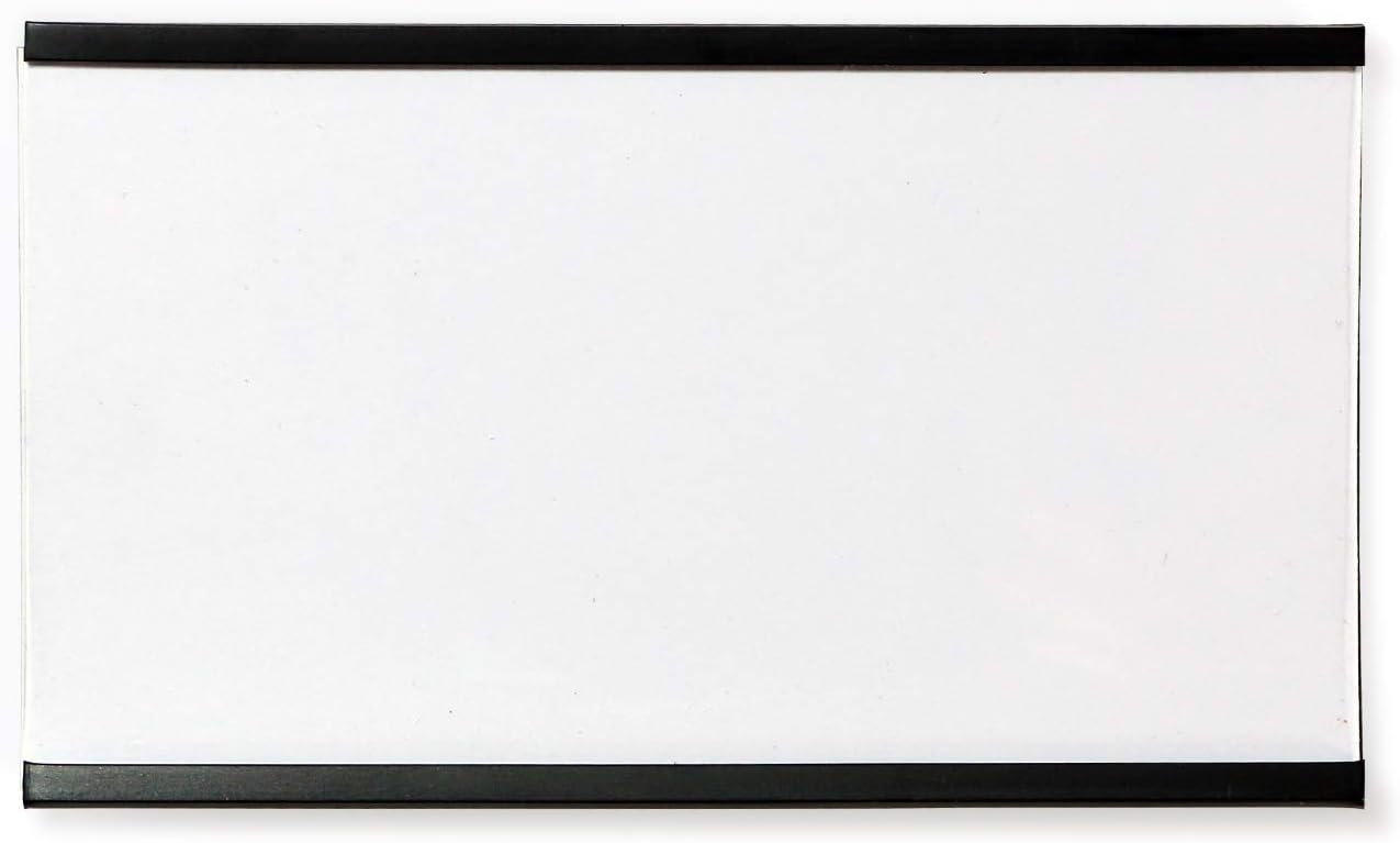 SmartSign Magnetic 'C' Channel Label Holders | 2.5" x 4" Pack of 10