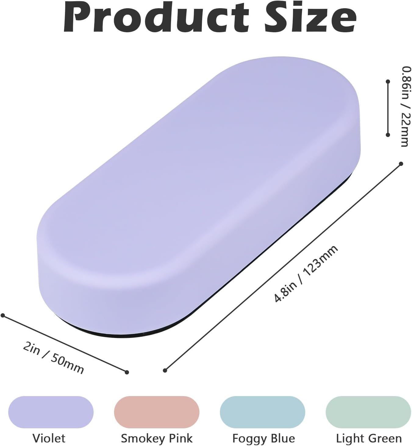 Ddaowanx Dry Erase Erasers, Magnetic Whiteboard Eraser Classroom Must Haves for Students Teachers, School Supplies (4 Pack, 4 Color)