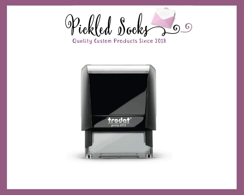 Replacement Ink Pad for previously purchased Pickled Socks Self Inking Stamp