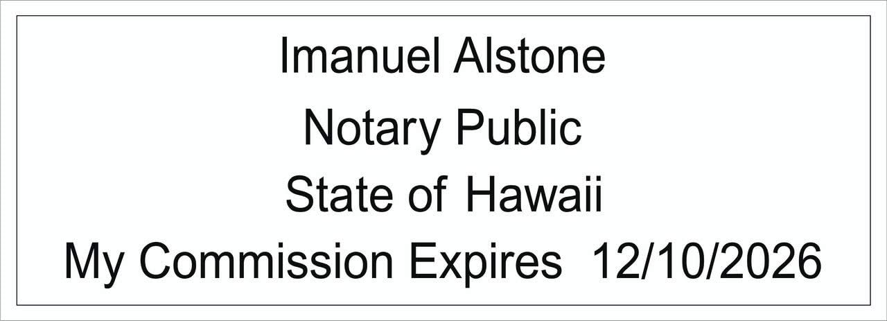 Notary Stamp Seal Ink Personalized Self Inking Stamp Custom Stamp Rubber Stamp Trodat 4913 Self Ink Notary Stamp - 7/8" x 2-3/8" Impression Area