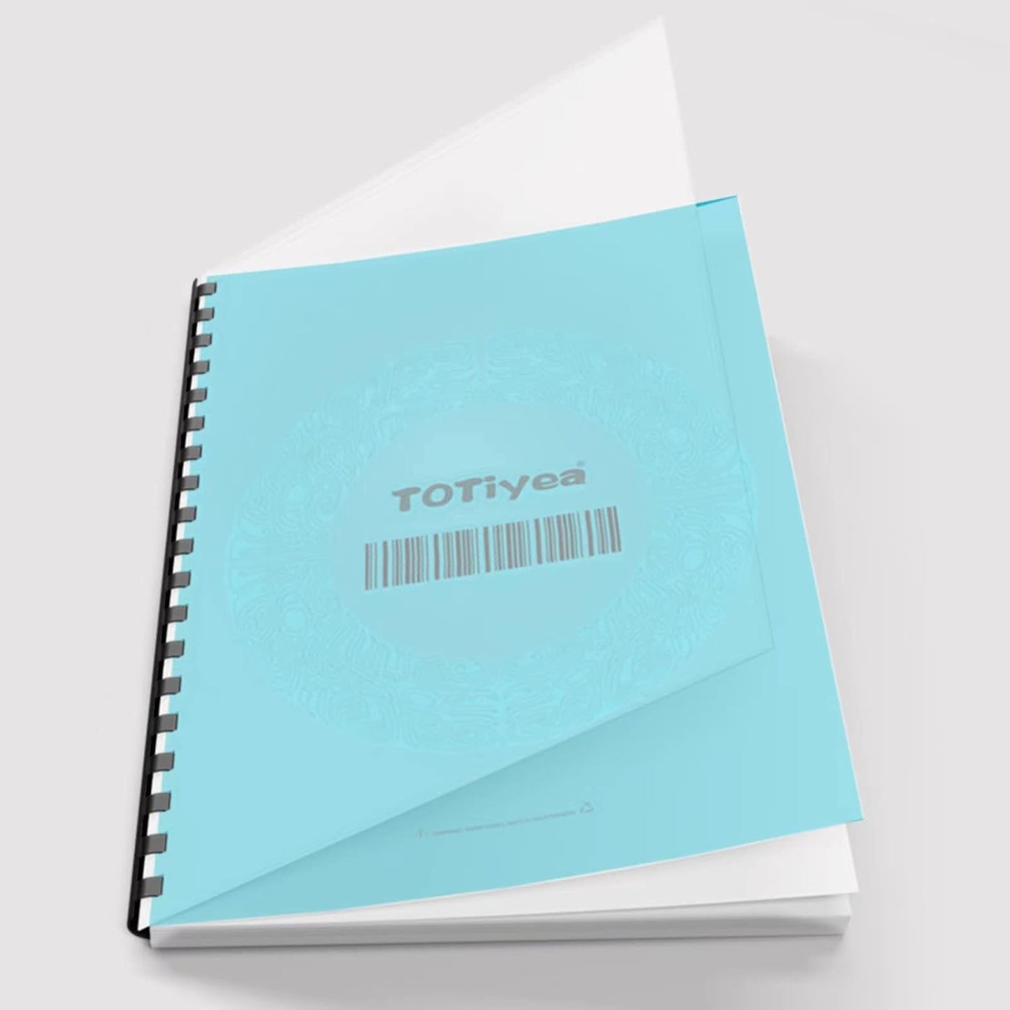 TOTiyea 100 Pack 12 Mil PVC Binding Presentation Covers, Clear Report Covers for Binding,8.5x11 Inches,Letter Size