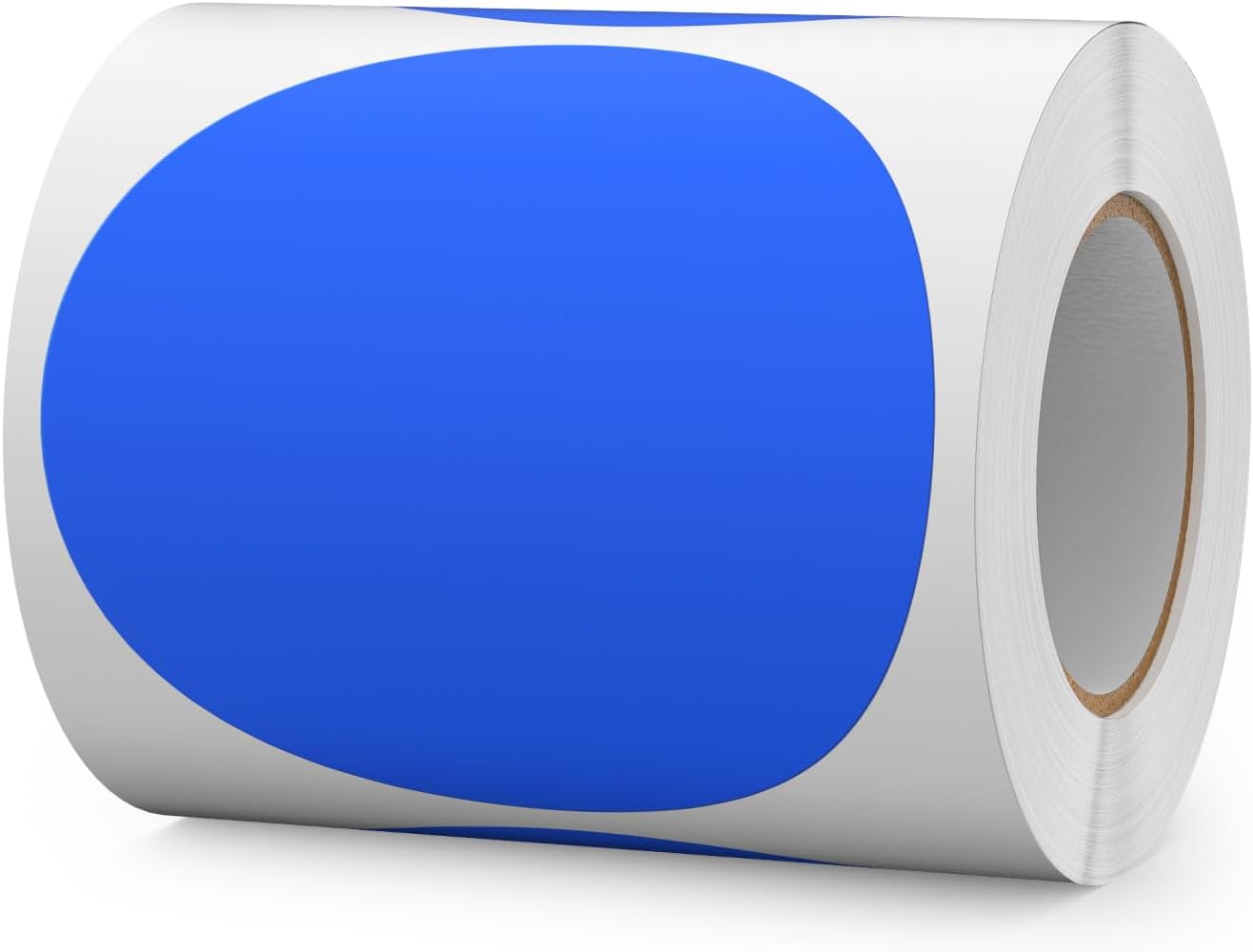 300 PCS Round Stickers 4 Inch Blue Vinyl Circle Floor Dots Sticker Removable Self-Adhesive Colored Large Label Roll for Marking Inventory Organizing Classroom Line Up Spots