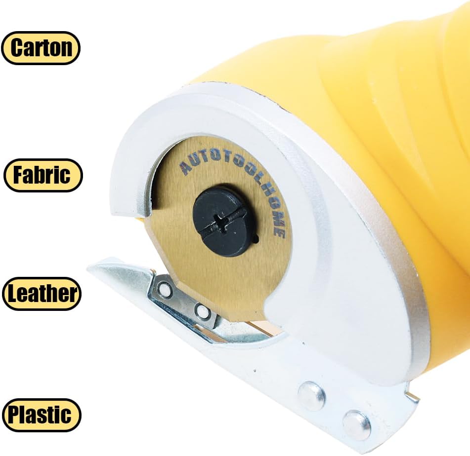 2PCS Titanium Coated Replacement Rotary Blades for Worx ZipSnip Cordless Electric Scissors Compatible with WA2300,RC2600K,RC2601, RC2602, WX080L, WX081L Box Cutter