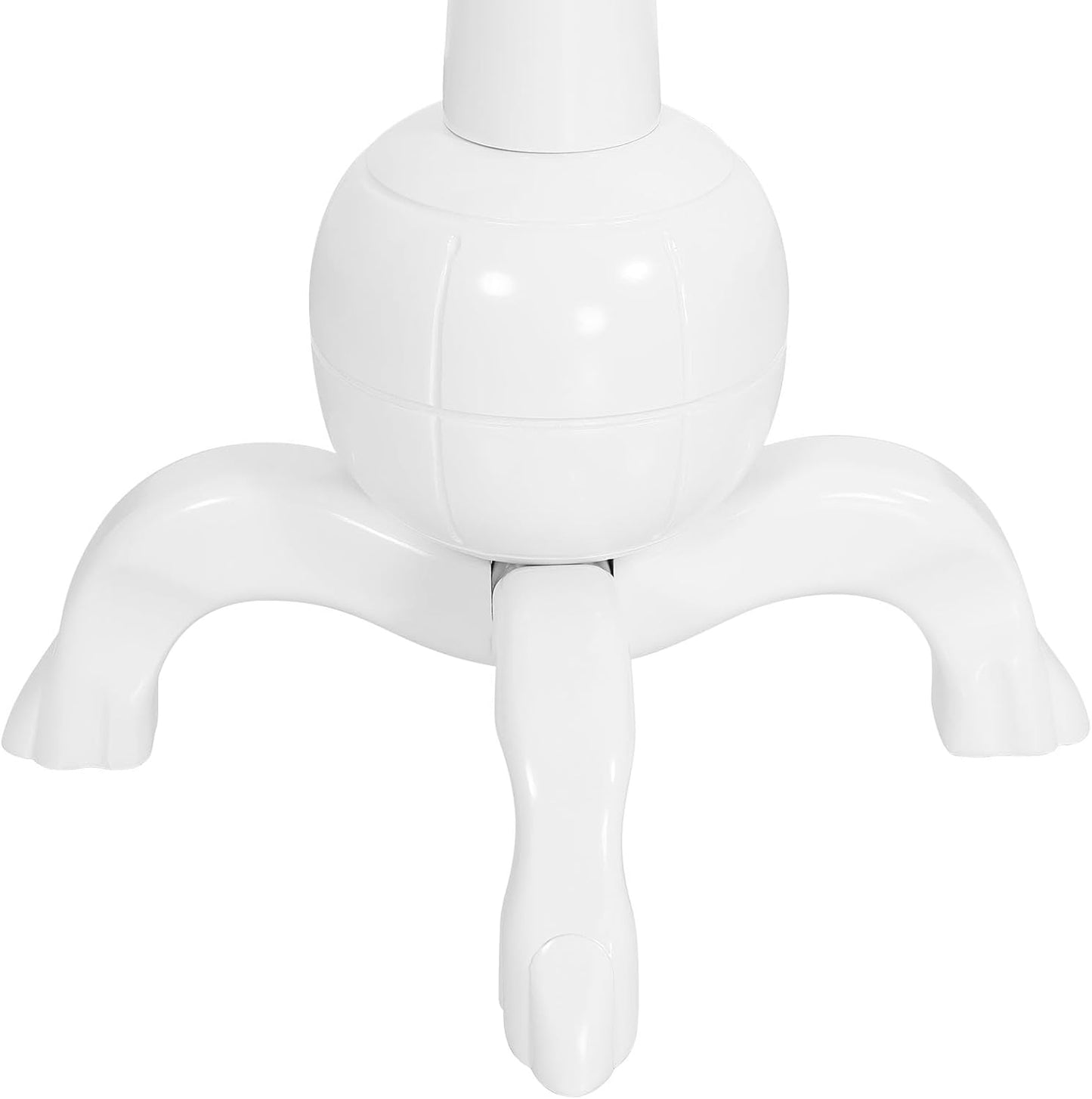 Coat Rack, Solid Wood Coat Racks Stand, Free Standing Coat Rack Coat Hanger with Hooks for Jaceket, Winter Coats, Entryway, Hallway, Bedroom - Load 160lbs (White)