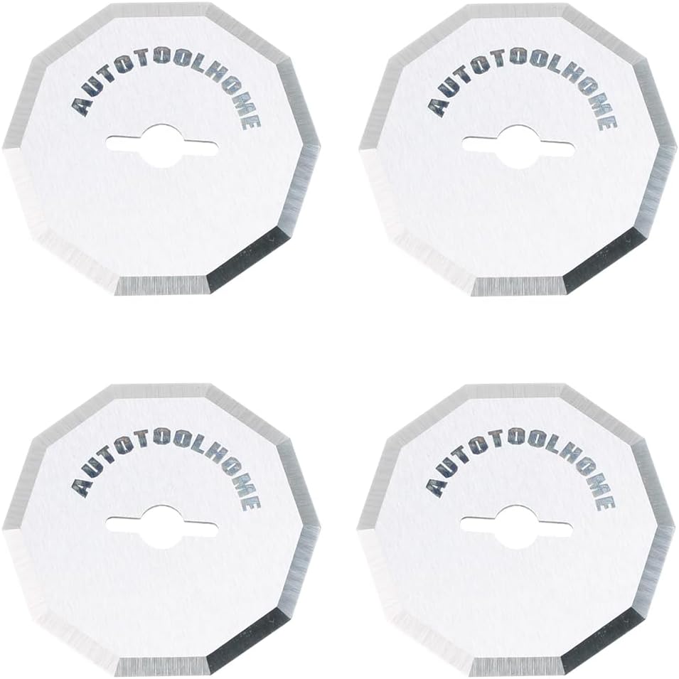 4PCS Replacement Rotary Blades for Worx ZipSnip Cordless Electric Scissors Compatible with WA2300,RC2600K,RC2601, RC2602, WX080L, WX081L Box Cutter