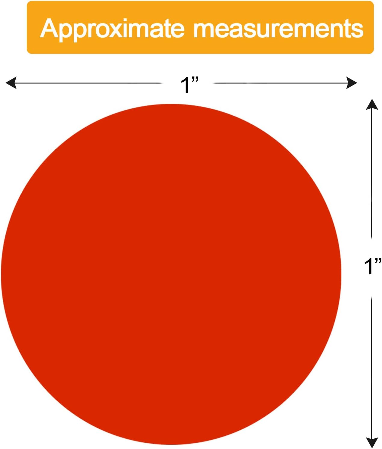 1400 PCS Colored Dot Stickers 1 Inch Round Color Coding Labels Circle Dots Labels Stickers Polka Circle Dot Stickers Label Sticker for Office, Classroom, Papers Etc