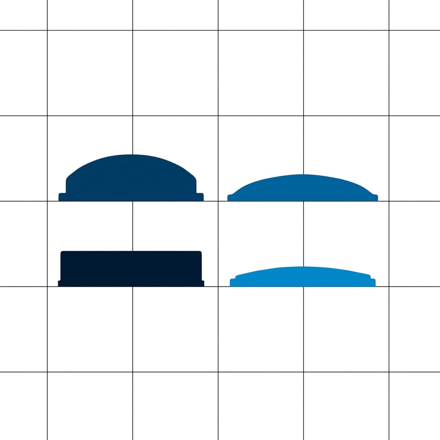 23 Gallon Black Slim Jim Trash Can with Drop Shot Lid