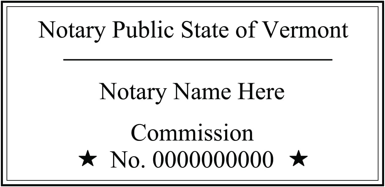 Notary Stamp Seal Ink Personalized Self Inking Stamp Custom Stamp Rubber Stamp Trodat 4913 Self Ink Notary Stamp - 7/8" x 2-3/8" Impression Area