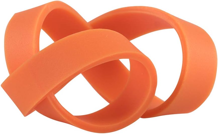 JAM PAPER Durable Rubber Bands - Size 64 - Orange Multi-Purpose Rubberbands - 100/Pack