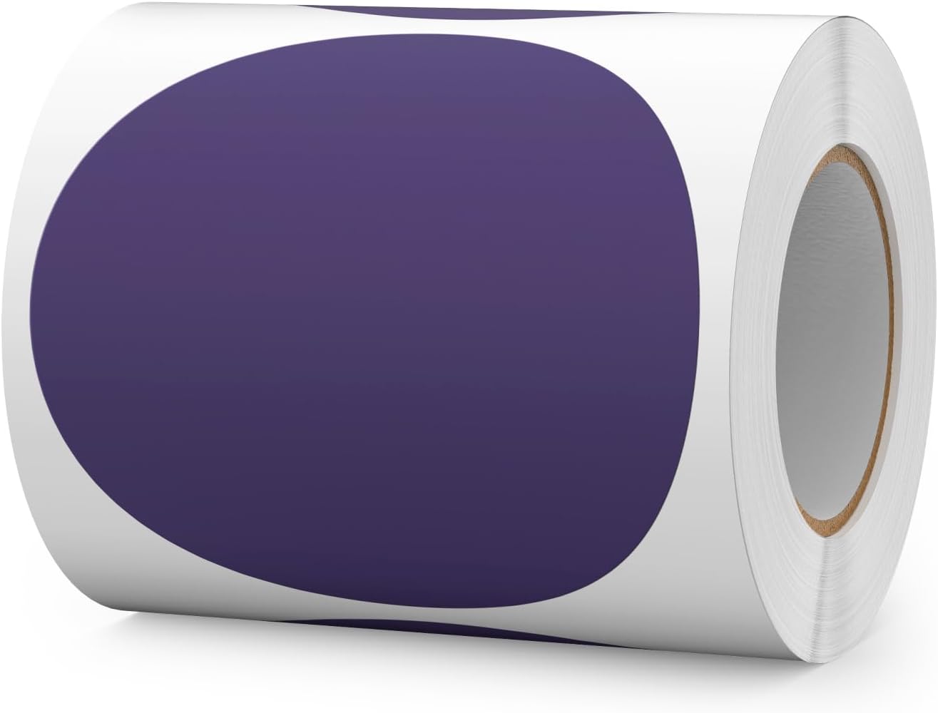 300 PCS Round Stickers 4 Inch Purple Vinyl Circle Floor Dots Sticker Removable Self-Adhesive Colored Large Label Roll for Marking Inventory Organizing Classroom Line Up Spots