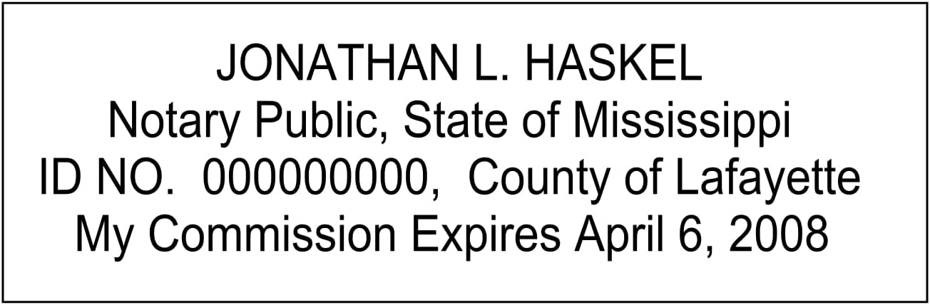 Notary Stamp Seal Ink Personalized Self Inking Stamp Custom Stamp Rubber Stamp Trodat 4913 Self Ink Notary Stamp - 7/8" x 2-3/8" Impression Area