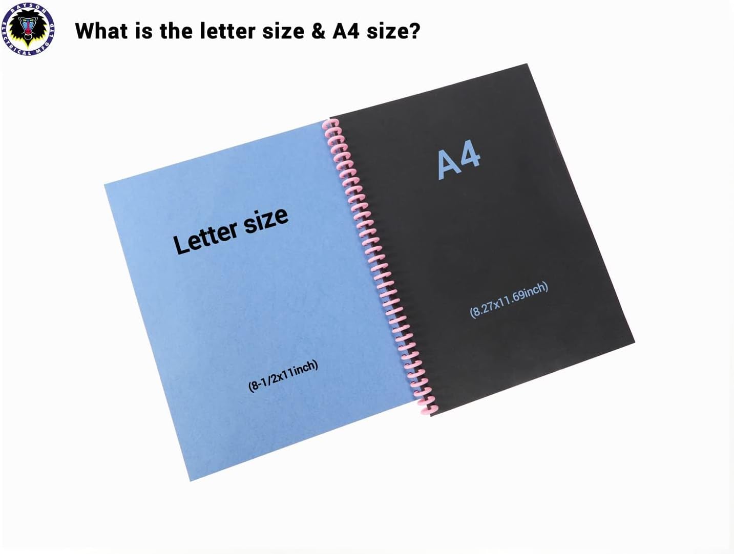 Rayson PROC1530BK Click Binding Spines, 3:1 Pitch, 120 Sheets Binding Capacity, 3/5" Diameter, Black, 30/Box