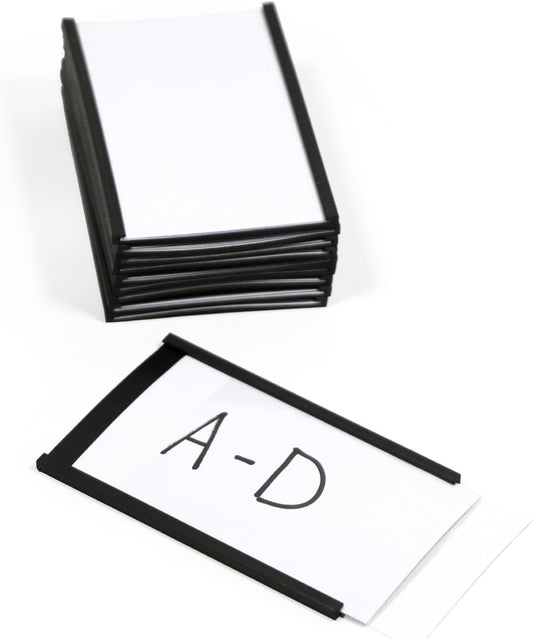 SmartSign Magnetic 'C' Channel Label Holders | 2" x 3", Pack of 10