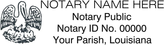 Notary Stamp Seal Ink Personalized Self Inking Stamp Custom Stamp Rubber Stamp Trodat 4913 Self Ink Notary Stamp - 7/8" x 2-3/8" Impression Area