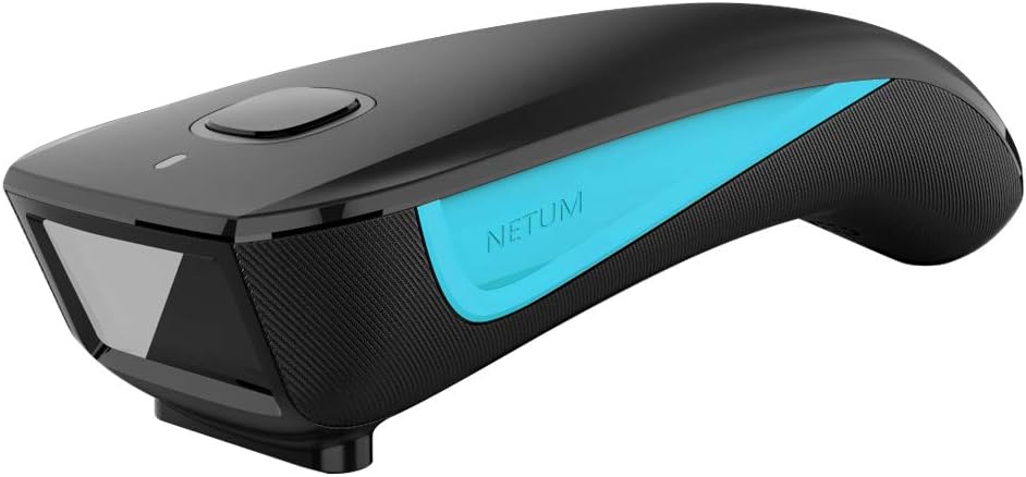 NETUM Wireless 1D Laser Barcode Scanner Bluetooth Compatible, Small Pocket USB Bar Code Reader Work with Windows, Mac,Android, iOS Phones, Tablets or Computers - C830