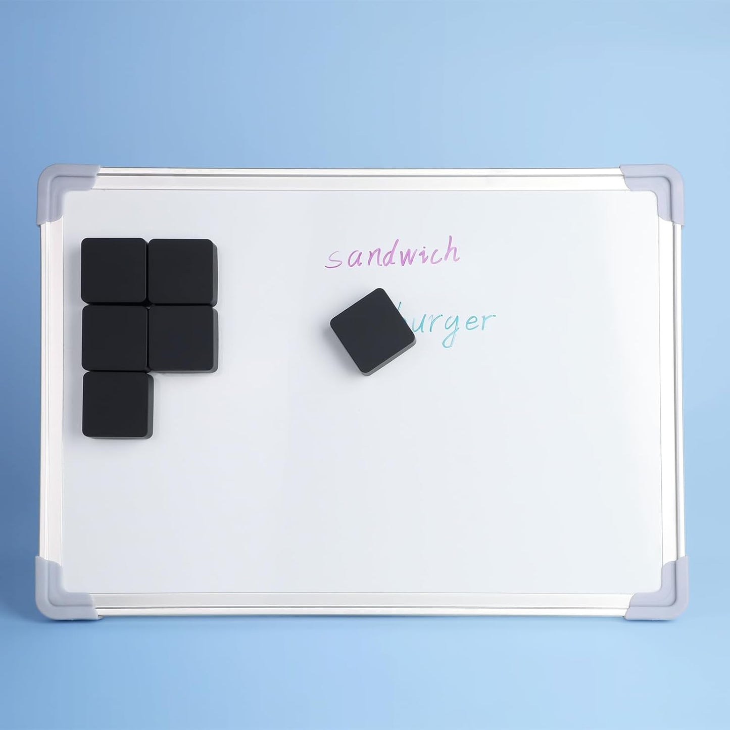 Ddaowanx Dry Erase Erasers, 2"x2",Soft Grip Magnetic Mini Eraser for Refrigerator Whiteboard,Classroom Teacher Supplies(8 Pack/Black)