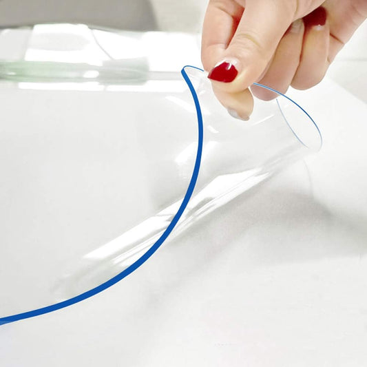 Kitchen Countertop Protector - Clear PVC Table Protector - 36x72 Inch - Water Resistant - Rectangular - Nonslip - Desk Pad & Tablecloth - Coffee, Wedding & Dinner Table