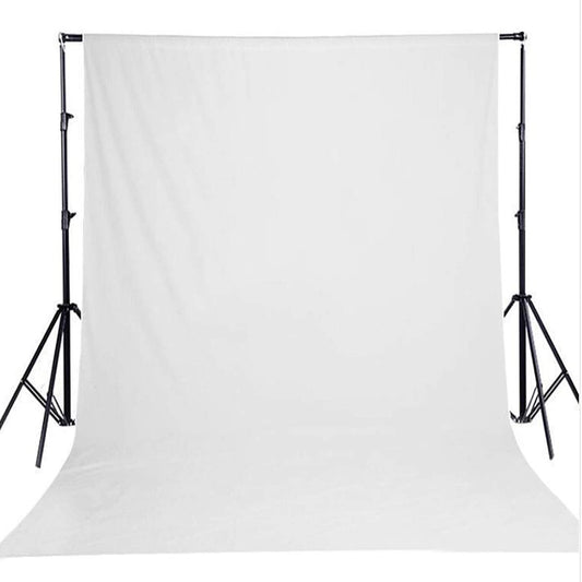 10x12 ft Photo Backdrop White Backdrop for Photoshoot Non-Reflective Soft White Backdrop for Home Studio, Baby Photography, YouTube Content & Live Streaming（only 1x Background）