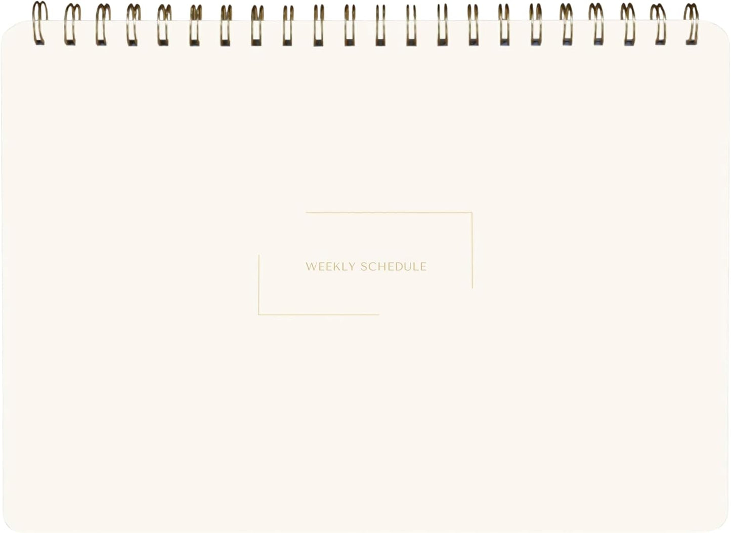 Undated Weekly Schedule | Business Planner | 8.25” x 11.75” ADHD Organizer | Premium Multi-Layout Schedule | White | Landscape Layout
