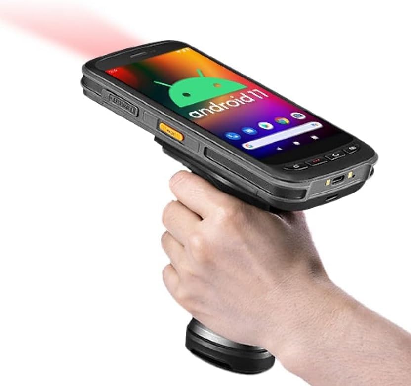 Chainway C72 Ultra Rugged Android Barcode Scanner, Pistol Grip, Android 11, Google Play, Zebra 2D/1D/QR Barcode Reader, 5.2” Vivid Screen, WiFi, GPS, 8000mAh All Day Battery (Build Your Own)