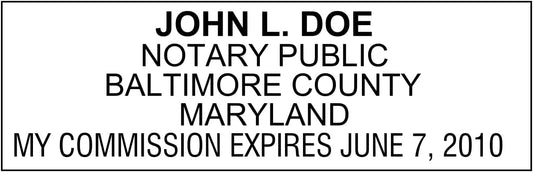 Notary Stamp Seal Ink Personalized Self Inking Stamp Custom Stamp Rubber Stamp Trodat 4913 Self Ink Notary Stamp - 7/8" x 2-3/8" Impression Area