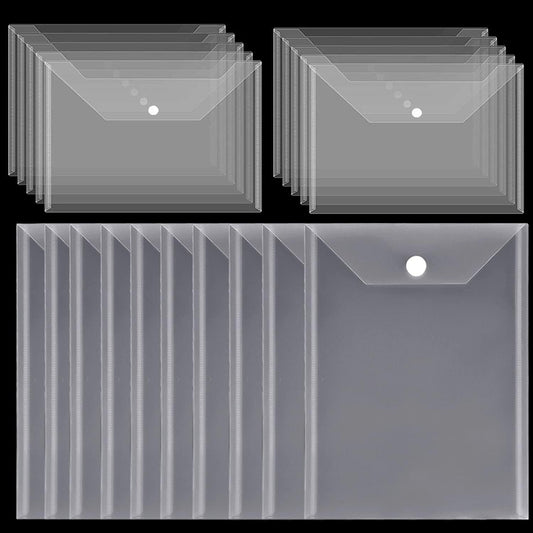 20 Pieces Dies&Stamp Storage Envelope Strong Stick-up Magic Sticker Clear Package Useto Storage Cutting Dies Rubber Clear Stamp Template Embossing Stencild Card Making Storage Folders Holder Pockets