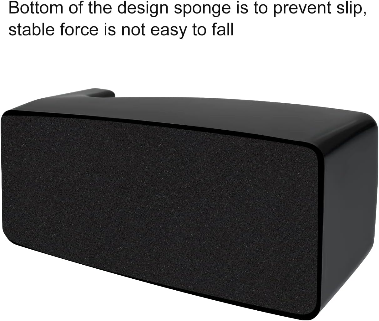 JIKIOU Desktop Tape Dispenser - Non-Skid Base - Weighted Tape Roll Dispenser - Perfect for Office Home School (Tape not Included) - (3-Pack Black)