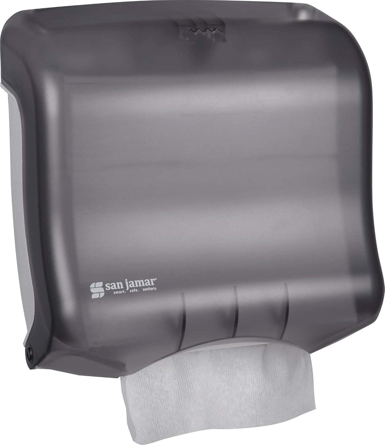 San Jamar Classic UltraFold Towel Dispenser for 400 Multifold/240 C-Fold Towels, Plastic, 11.5 x 6 Inches, Black