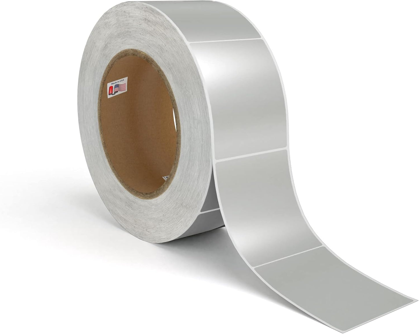 Kenco Color Coding 3 X 5 Rectangle Labels, Inventory Control Stickers 500 Labels Per Roll, Made in The USA (Silver)